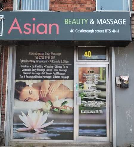 Asian Beauty & Relaxing Massage Aromatherapy Spa Belfast BT5 4NH